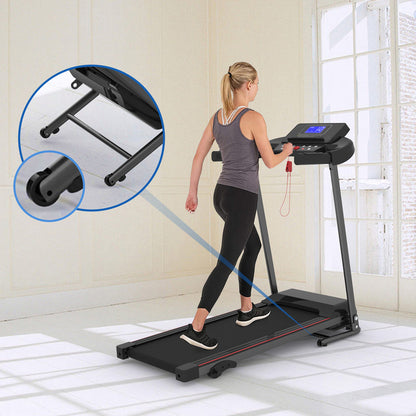 NEW VFoldable Treadmill Exercise Walking Machine, Suitable For Apartment Home Office Jogging Compact Folding Treadmill, Walking Pad, Easy Assembly, 12 Preset Programs, 2 Wheel