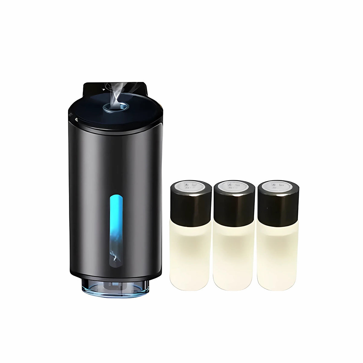 NEW Car Air Freshener With Three Adjustable Intensity levels, Car Aroma Diffuser,3 Bottle Freshener perfume Fragrance-Portable Waterless Car Diffuser Air Freshener Adjust Concentration Scent Car Aromatherapy