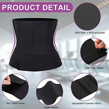 New Snatch Me Up Bandage Sweat Wrap Lumbar Waist Support
