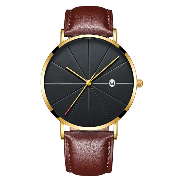 NEW Simple calendar watch male creative waterproof quartz watch