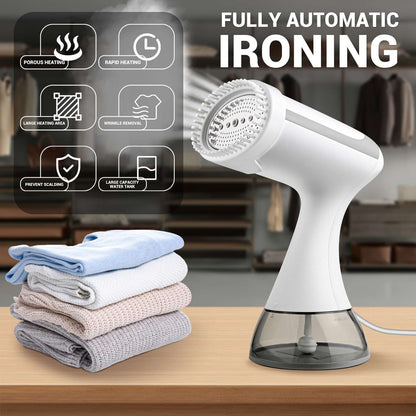 Garment Steamer GS002 – 1500W Powerful Handheld Steamer, 300ml Tank, Fast Wrinkle Removal for All Fabrics