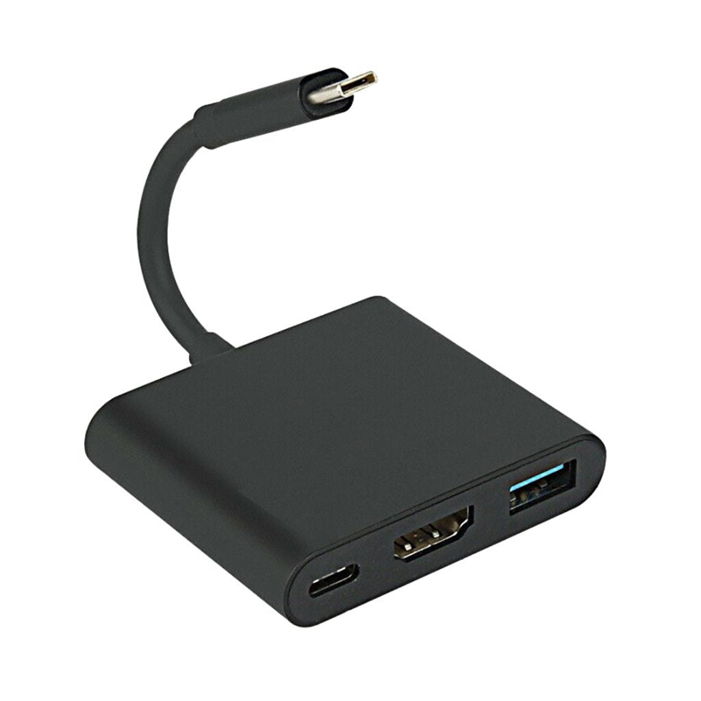 Type C HDTV Multi-Adapter TYPE-C TO HDMI+USB+TYPE-C 3 in 1