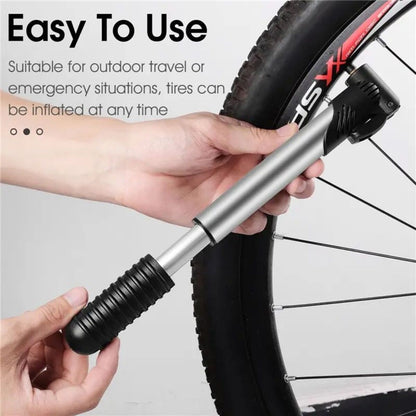 NEW BIKING Portable Mini Bicycle Pum P Cycling Hand Air Pum P Ball Tire Inflator Schrader Presta Valve Road Bike Accessories