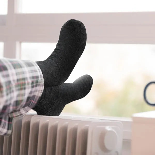 Men’s Thermal Winter Socks (3-Pair Set) – Heat-Trapping Fleece, Warm Insulated Cold Weather Socks