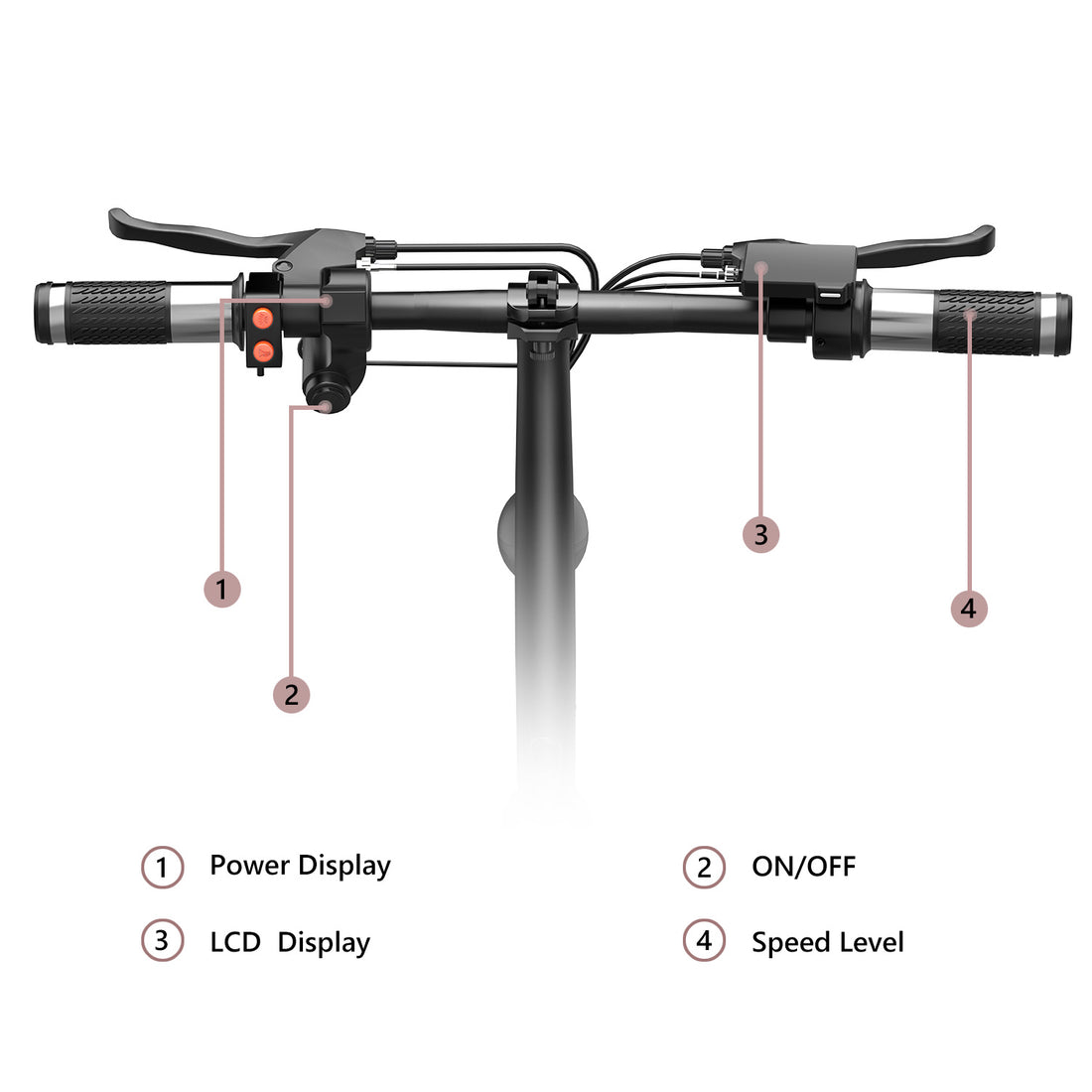 NEW Electric Scooter Motor Power 500W Battery Capacity 48V 15Ah Maximum Speed 35-45 Km-h Road Endurance 35-40 Km Tire Size 12 Inches