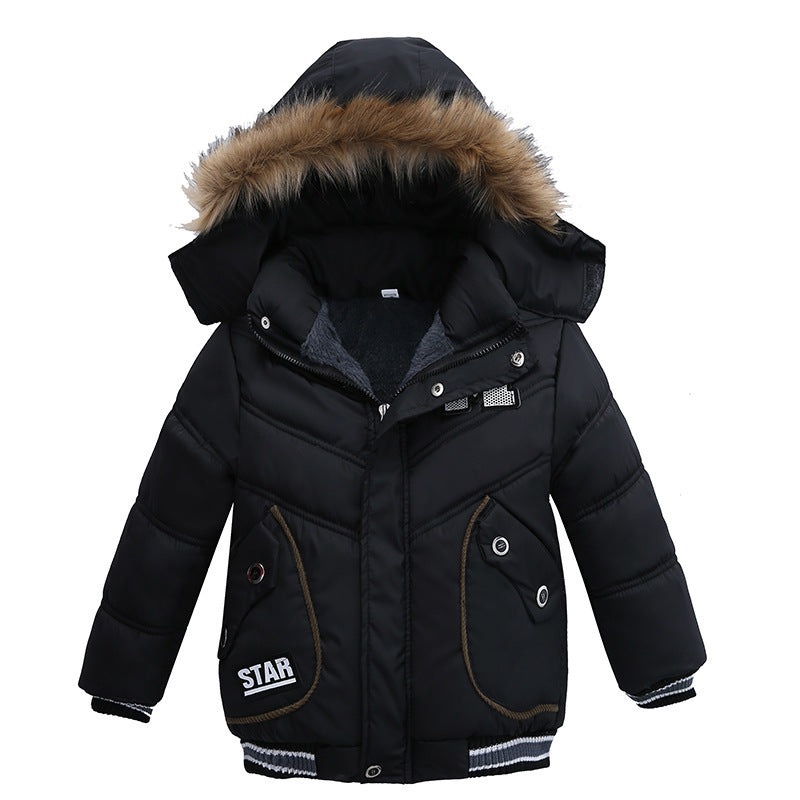 NEW Small And Medium-Sized Boys Cotton-Padded Jackets