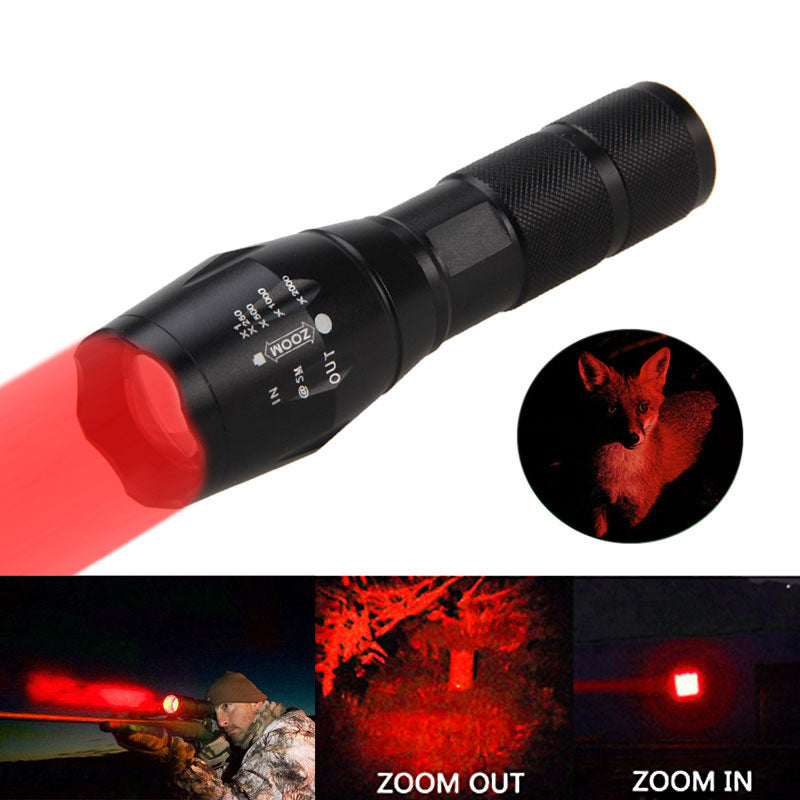 NEW Portable Mini Flashlight LED ZOOM Torch Hunting Zoomable Flashlight Torch Light