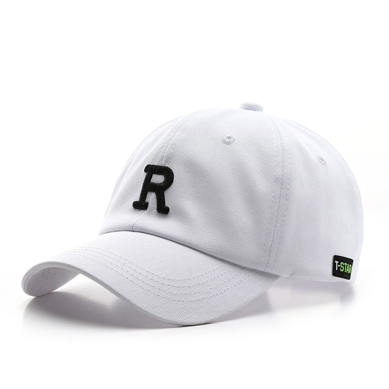 NEW Adjustable Cap Letter R Embroidery Unisex Baseball Cap