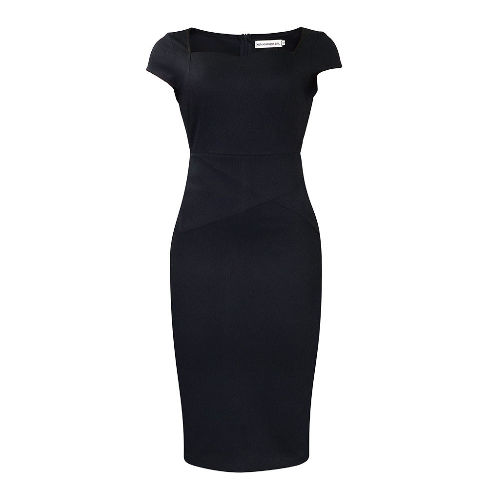 NEW Solid Color Sheath Work Dress