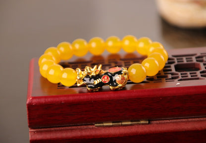 NEW 3D Gold Plated PiXiu Bracelet