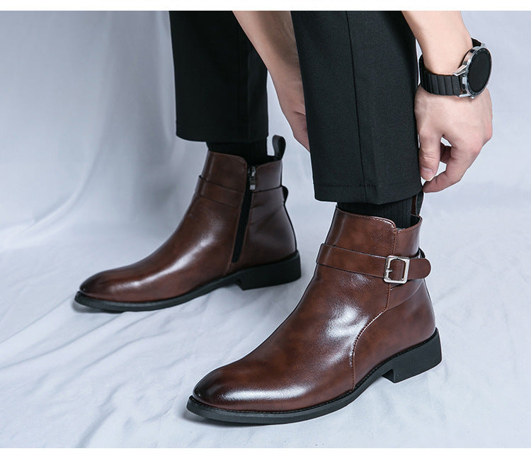 Plus Size Chelsea Boots Men&