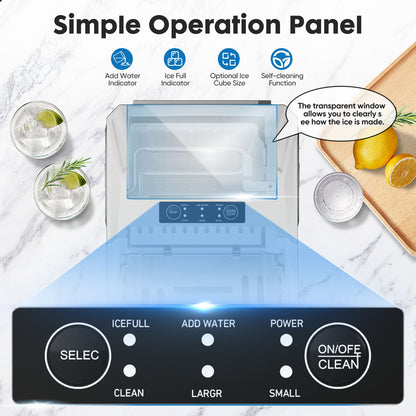 Portable Ice Maker Self-cleaning