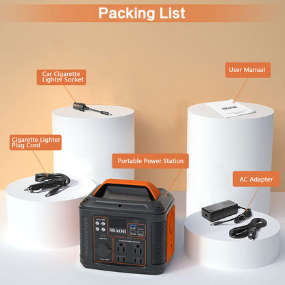 NEW US Plug Portable Power Station P302,300W 296Wh Backup Lithium Battery,Solar Generator For Home And Outdoor Emergency Power Supply,Solar Panel Is Not Included