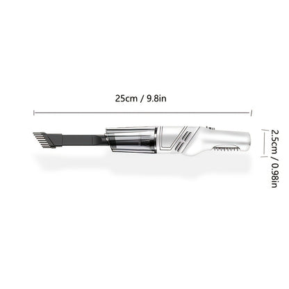 NEW White&amp;Black Wireless Automobile Folding Vacuum Cleaner Hand-held High-power Strong Suction Vacuum Cleaner