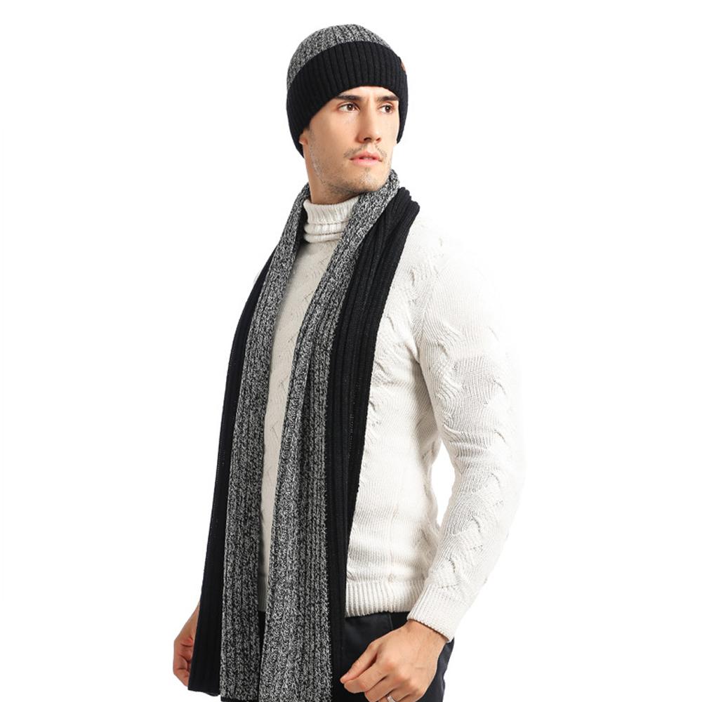 3-Piece Winter Knit Set – Warm Beanie, Long Scarf & Touchscreen Gloves
