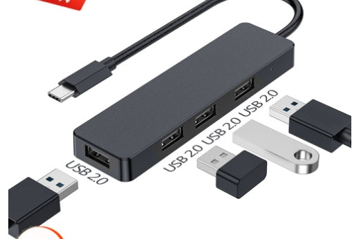 New TypeC HUB Is Suitable For The Computer 4-in-1 Expansion Adapter