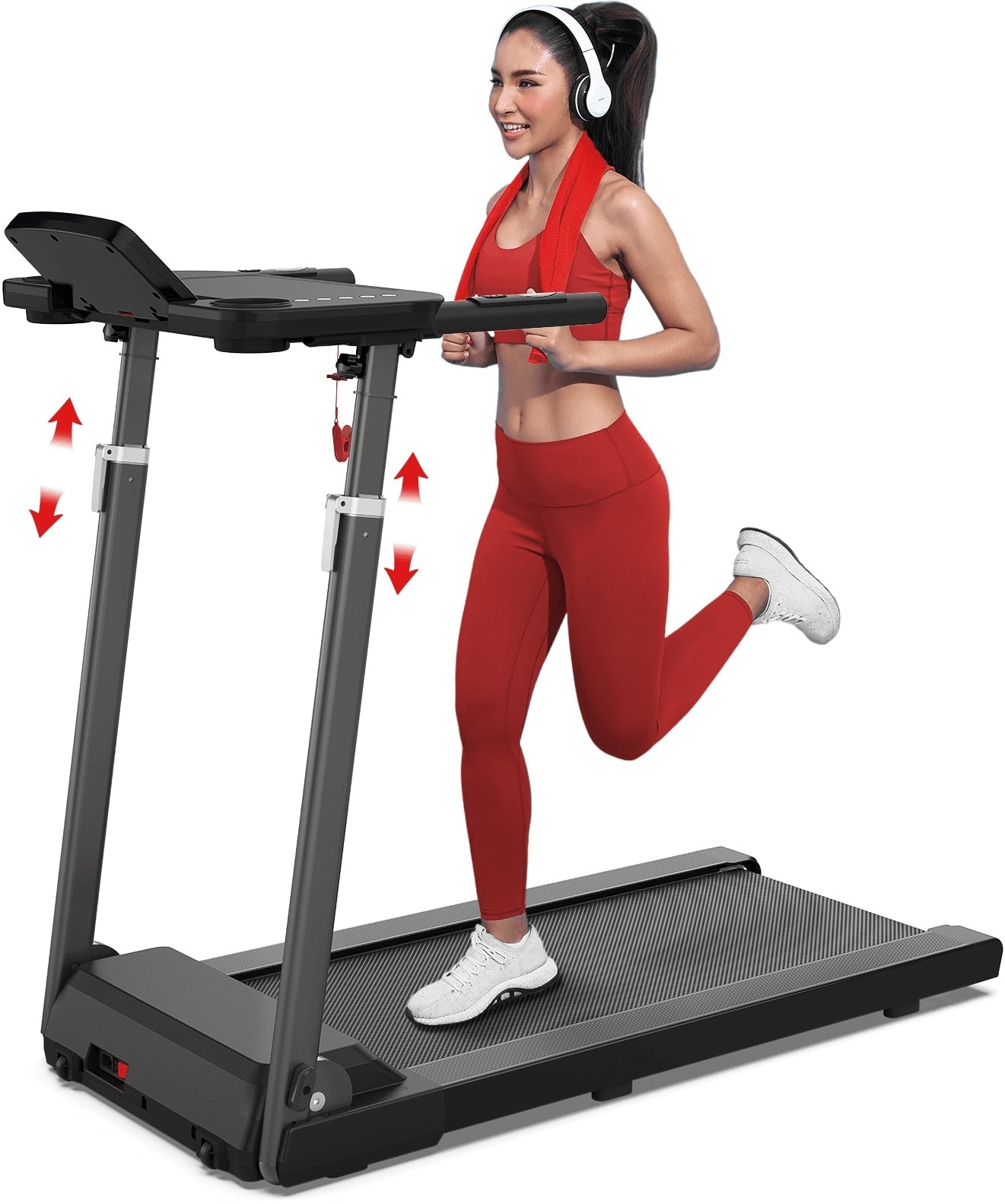 NEW Treadmill With Tabletop Workstation And Adjustable Height