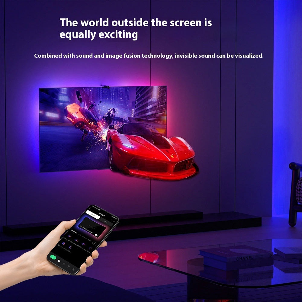 Sensor Capture TV Screen Synchronization Intelligent Magic Color Ambience Light Belt