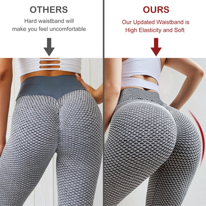 NEW Leggings Women Butt Lifting Workout Tights Plus Size Sports High Waist Yoga Pants