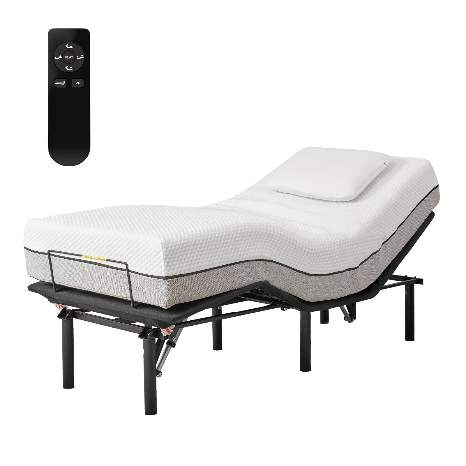 NEW Adjustable Bed Base,Bed Frame With Head And Foot Incline,Anti-Snore, Wireless Control, TXL