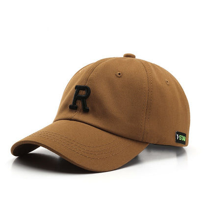 NEW Adjustable Cap Letter R Embroidery Unisex Baseball Cap