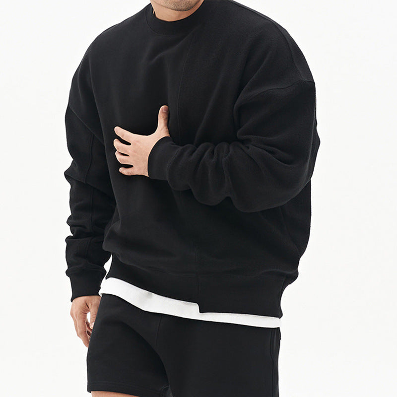 NEW Pullover Round Neck Sweater Loose Men Clothes