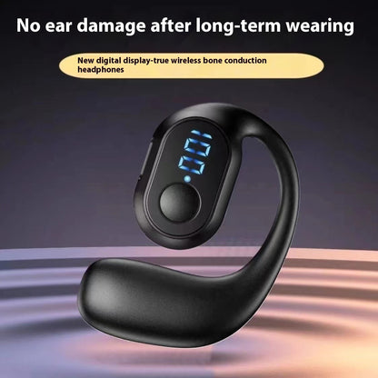 NEW Business Wireless Headset Ear-mounted Non In-ear Smart Digital Display