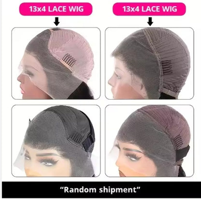 NEW Ready To Go   HD Lace Front Wigs Glueless Put-on Go Body Wave Wig Pre-Plucked Blend Human Hair Transparent Lace Color