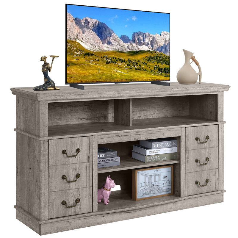 NEW Well-designed TV Cabinet Vintage Home Living Room Wood TV Stand For TVs Modern Entertainment Center Farmhouse TV Storage Cabinet