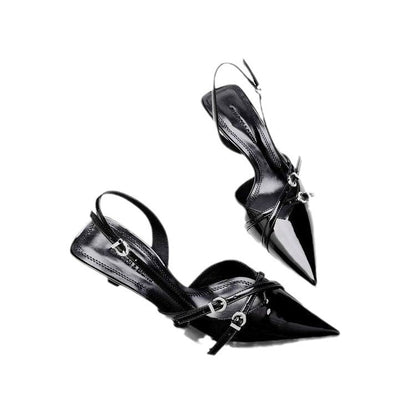 NEW All-Match Pointed Stiletto Heel High Heels With Buckle