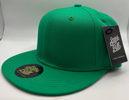 Premium Flat Brim Snapback Hat 100% Cotton Men Women Blank