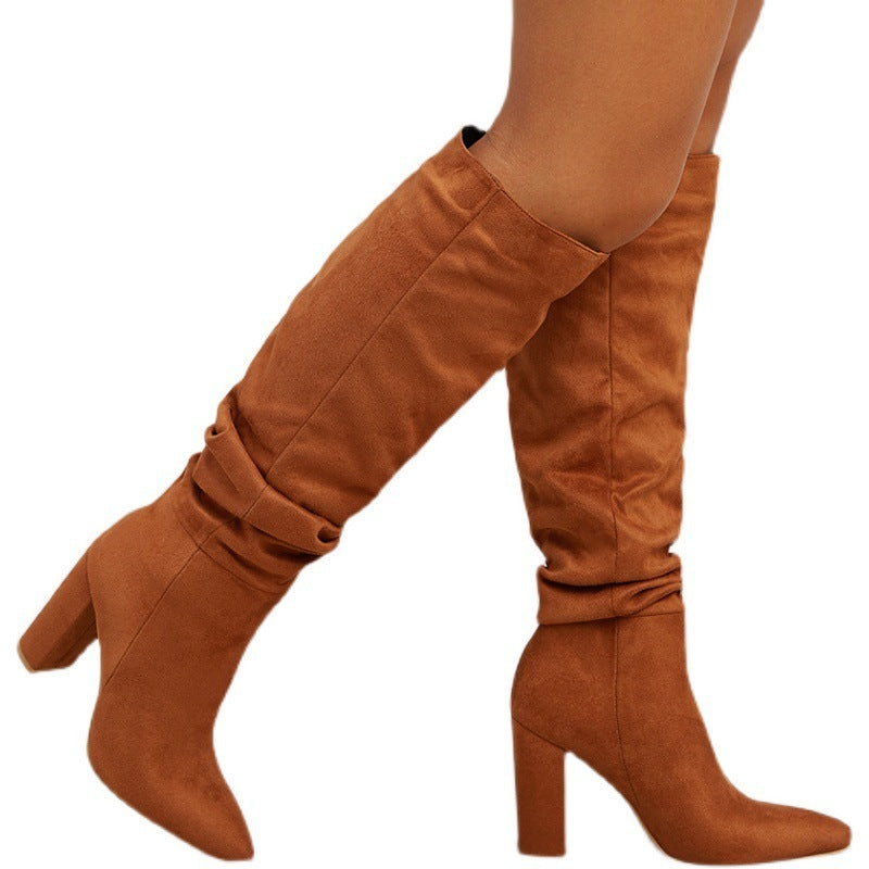 NEW Winter New High Heel Knight Women&