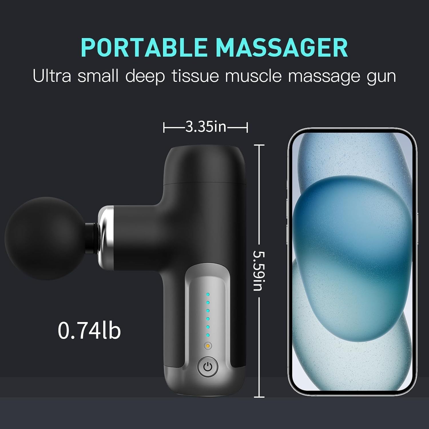 NEW Mini Massage Gun, Portable Massage Gun For Deep Tissue Muscles