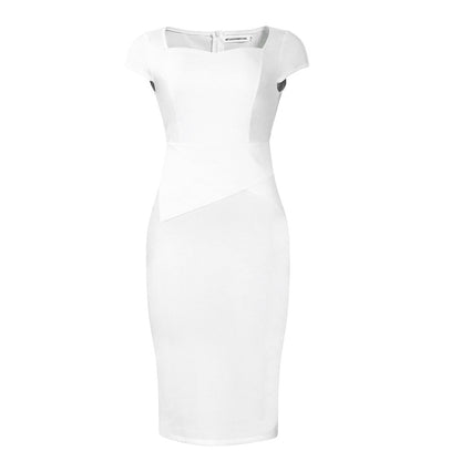 NEW Solid Color Sheath Work Dress