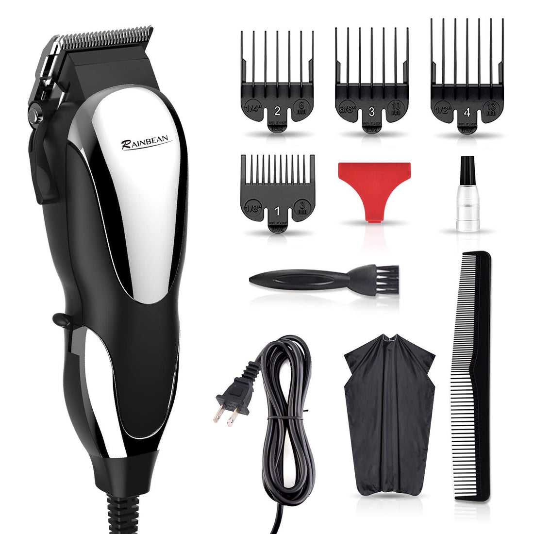 Professional Hair Clippers, Corded Hair Clippers for Men Kids, Strong Motor baber Salon Complete Hair and Beard