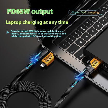 Four-in-one Fast Charge Data Cable Braided Mobile Phone Charging Cable