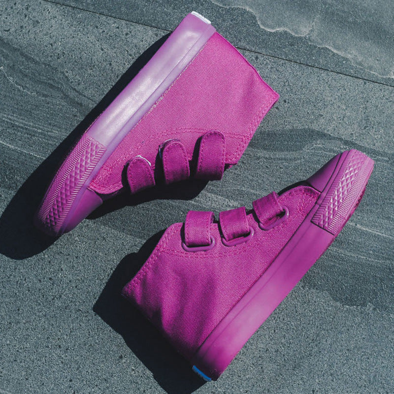 Colorful canvas shoes
