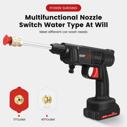 Cordless Electric High Pressure Washer Spray Water Gun Portable Spray Household