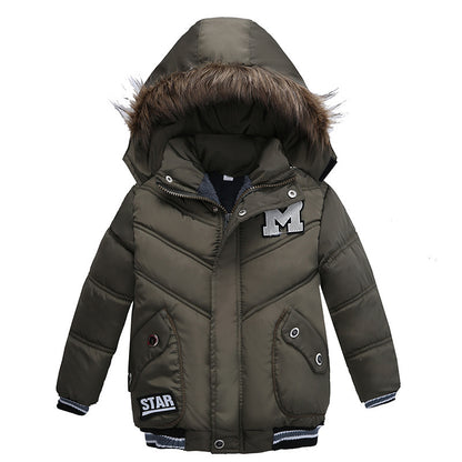 NEW Small And Medium-Sized Boys Cotton-Padded Jackets