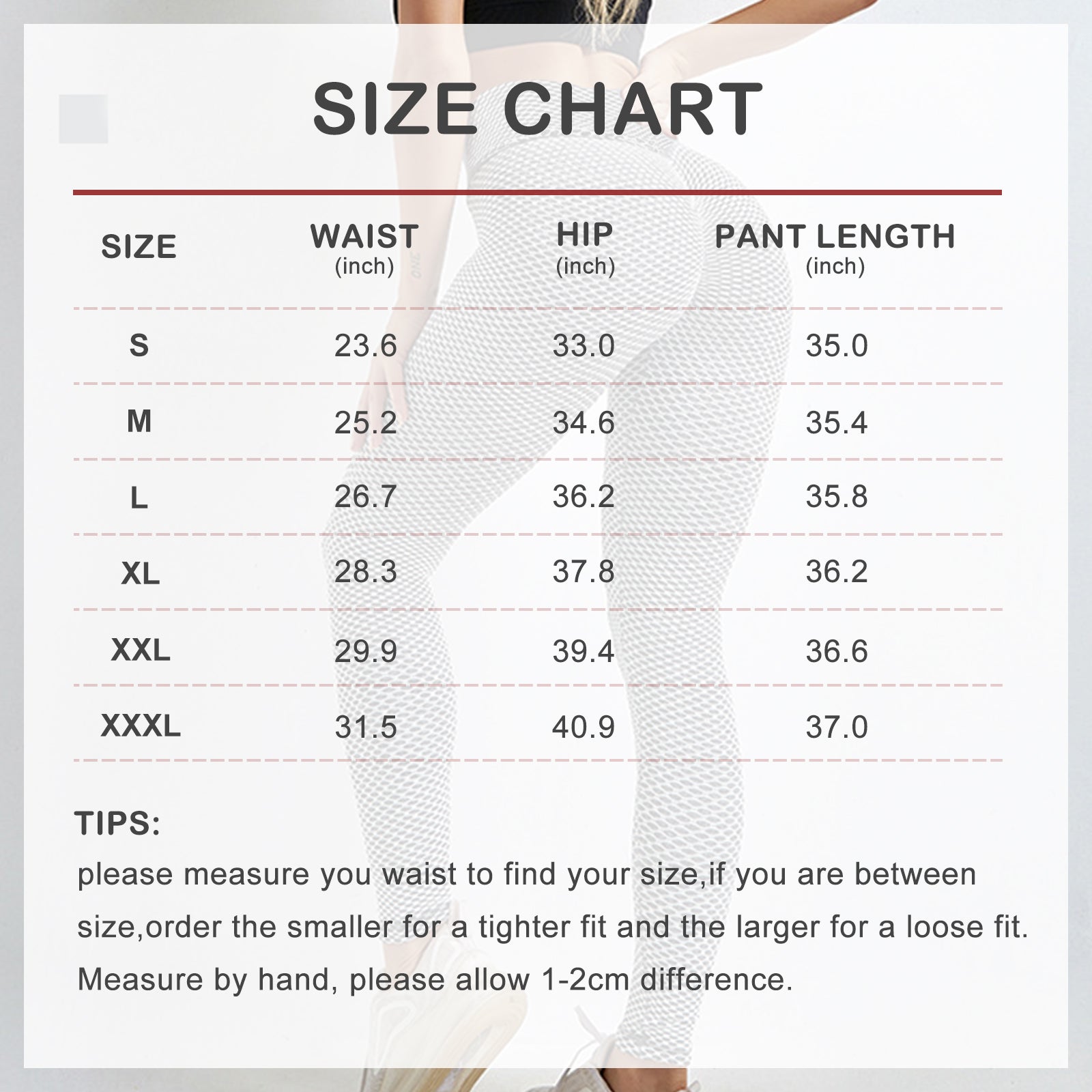 NEW Leggings Women Butt Lifting Workout Tights Plus Size Sports High Waist Yoga Pants