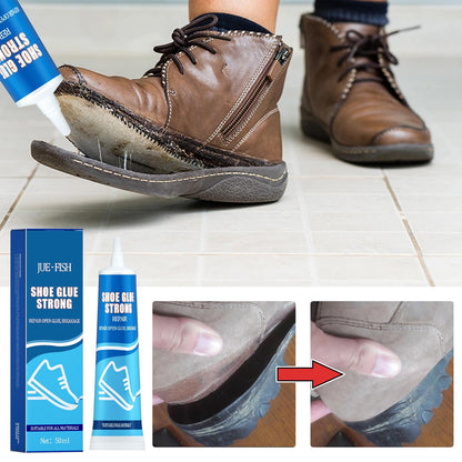 Multi-Purpose Shoe Repair Glue - 50ML, Waterproof Adhesive For Leather Shoes, Sports Shoes, And Sneakers. This Versatile Glue Provides Strong, Durable Bonding For All Your Footwear Repair Needs.