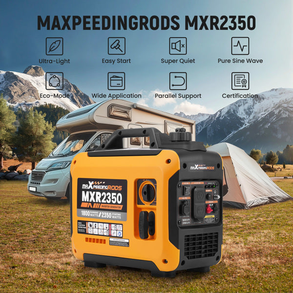 New 2350W 15kg Gasoline Variable Frequency Generator, PORTABLE STATION