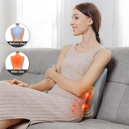 Waist &amp; Back Full Body Massager, Heated Massager For Back, Neck, Shoulders &amp; 3 Adjustments,