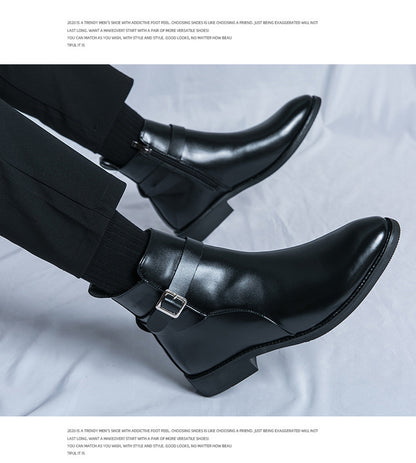 Plus Size Chelsea Boots Men&