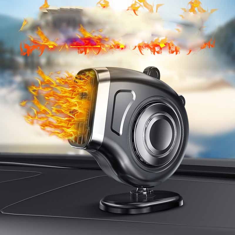 NEW Warm Cold Dual Use Car Low Noise Defog Windscreen Fan Heater Demister Car Heater Fan Heater Window Mist Remover