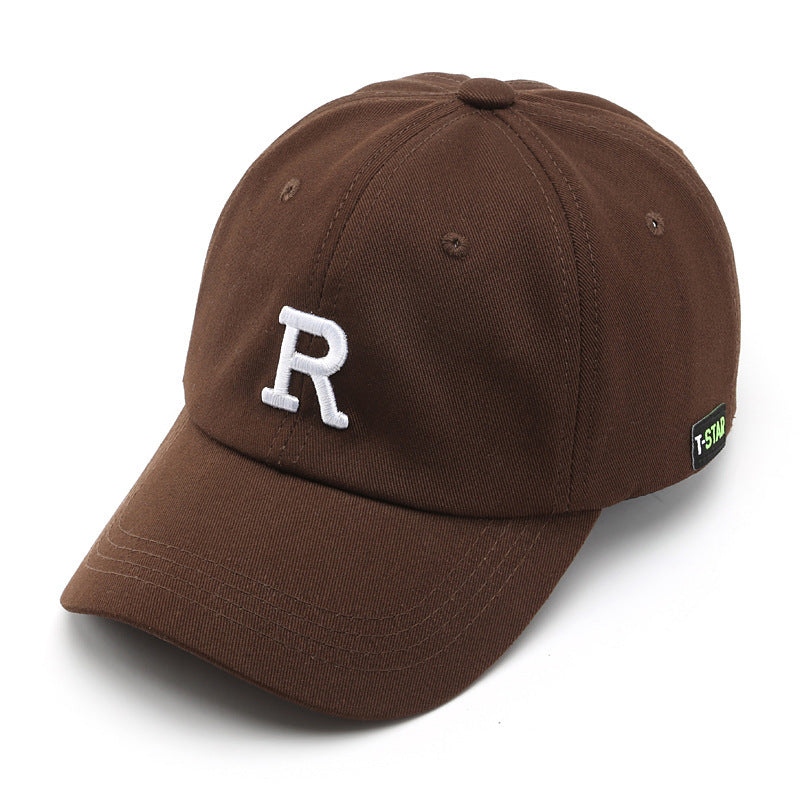 NEW Adjustable Cap Letter R Embroidery Unisex Baseball Cap