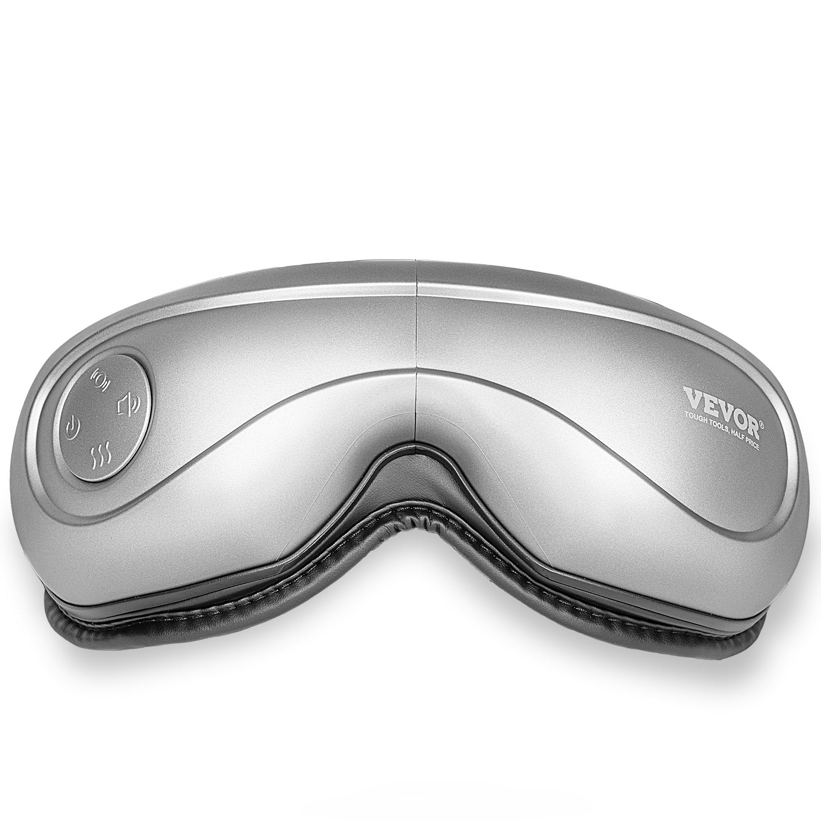Heated Eye Massager with Air Pressure, Heat, Vibration &amp; Bluetooth Music – 5 Massage Modes, Rechargeable Eye Care Device