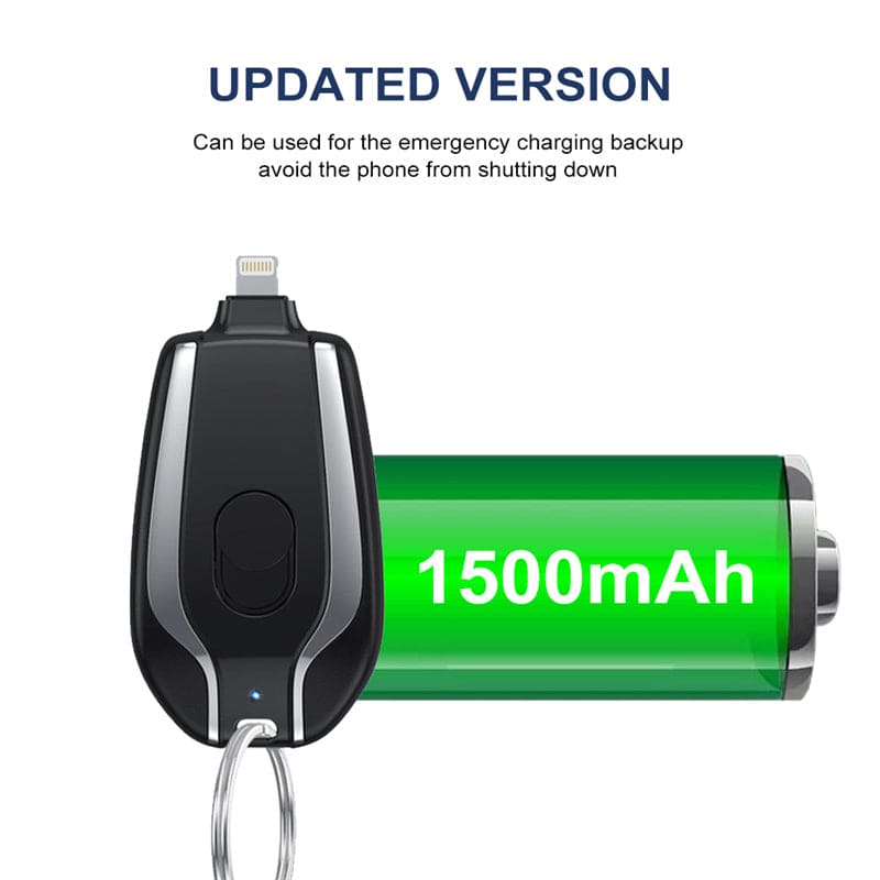 Mini Power Emergency Pod Keychain Charger - Jona store