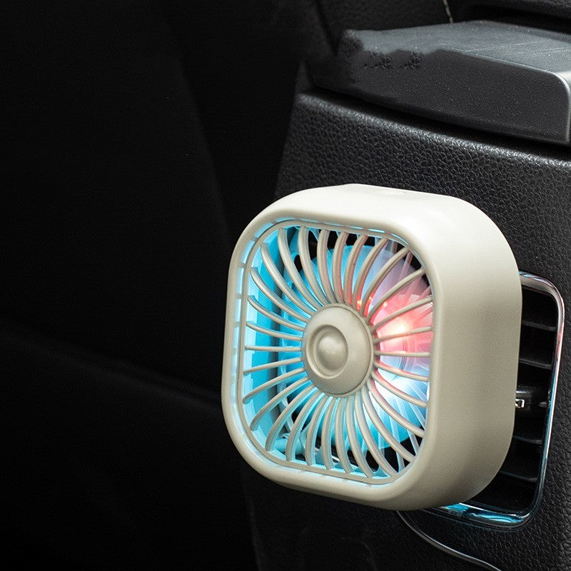 NEW Car Fan Usb Air Outlet Small Fan Car Supplies Small Electric Fan