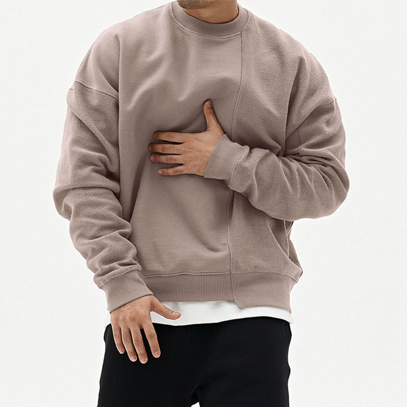 NEW Pullover Round Neck Sweater Loose Men Clothes